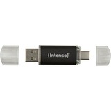 Intenso 3539491 unità flash USB 128 GB USB Type-A / USB Type-C 3.2 Gen 1 (3.1 Gen 1) Antracite antracite/trasparente, 128 GB, USB Type-A / USB Type-C, 3.2 Gen 1 (3.1 Gen 1), 70 MB/s, Cuffia, Antracite