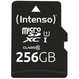 Intenso microSD 256GB UHS-I Perf CL10| Performance Classe 10 Nero, 256 GB, MicroSD, Classe 10, UHS-I, 90 MB/s, Class 1 (U1)