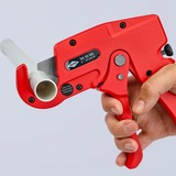KNIPEX 94 10 185 Tagliatubo attrezzo manuale per tagliare tubi e condotti rosso, Tagliatubo, Rosso