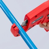 KNIPEX 94 10 185 Tagliatubo attrezzo manuale per tagliare tubi e condotti, Tagliatubi rosso, Tagliatubo, Rosso