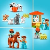 LEGO DUPLO 10416 Cura degli Animali di Fattoria Giocattolo, Giochi Didattici Montessori per Bambine e Bambini da 2 Anni in su, Giochi di costruzione Giochi Didattici Montessori per Bambine e Bambini da 2 Anni in su, Set da costruzione, 2 anno/i, Plastica, 74 pz, 1,2 kg