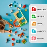 LEGO DUPLO 10416 Cura degli Animali di Fattoria Giocattolo, Giochi Didattici Montessori per Bambine e Bambini da 2 Anni in su, Giochi di costruzione Giochi Didattici Montessori per Bambine e Bambini da 2 Anni in su, Set da costruzione, 2 anno/i, Plastica, 74 pz, 1,2 kg