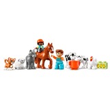 LEGO DUPLO Cura degli animali di fattoria, Giochi di costruzione Set da costruzione, 2 anno/i, Plastica, 74 pz, 1,2 kg
