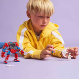 LEGO Mech di Spider-Man contro Anti-Venom, Giochi di costruzione Set da costruzione, 6 anno/i, Plastica, 107 pz, 139 g