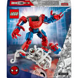 LEGO | Marvel 76308 Mech di Spider-Man Contro Anti-Venom, Action Figure Giocattolo Snodabile con 2 Minifigure per Bambini 6+, Giochi di costruzione Action Figure Giocattolo Snodabile con 2 Minifigure per Bambini 6+, Set da costruzione, 6 anno/i, Plastica, 107 pz, 139 g