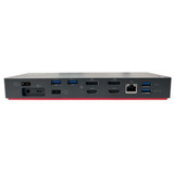 Lenovo Thunderbolt 3 Dock Gen 2 Ricondizionato, Docking station Nero