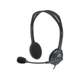 Logitech H111 Auricolare Cablato A Padiglione Ufficio Grigio, Headset grigio, Cablato, Ufficio, 20 - 20000 Hz, 74 g, Auricolare, Grigio