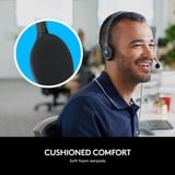 Logitech H111 Auricolare Cablato A Padiglione Ufficio Grigio, Headset grigio, Cablato, Ufficio, 20 - 20000 Hz, 74 g, Auricolare, Grigio