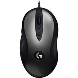 Logitech MX518 mouse Mano destra USB tipo A Ottico 16000 DPI, Mouse da gioco Nero/Argento, Mano destra, Ottico, USB tipo A, 16000 DPI, 1 ms, Nero, Grigio