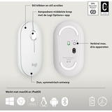 Logitech Pebble Mouse 2 M350s bianco