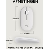 Logitech Pebble Mouse 2 M350s bianco