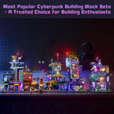 Lumibricks Cyberpunk Neoncity Cyber Couture Galleria, Giochi di costruzione 
