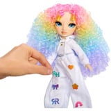 MGA Entertainment Rainbow High Air Brush & Create - Purple Eyes, Bambola 
