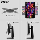MSI MAG 271QPX QD-OLED E2, Monitor di gioco Nero