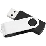 MediaRange USB 2.0 32 GB, Chiavetta USB Nero/Argento, Bulk