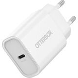 Otterbox Caricatore da muro USB-C 20W, Caricabatterie bianco