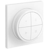 Philips Hue Tap dial switch, Pulsante bianco, Philips Tap dial switch, Wireless, Bianco, Parete, IP20, Plastica, IP20