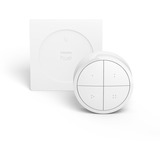 Philips Hue Tap dial switch, Pulsante bianco, Philips Tap dial switch, Wireless, Bianco, Parete, IP20, Plastica, IP20