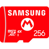 Samsung 10016156 memoria flash 256 GB MicroSDXC, Scheda di memoria 256 GB, MicroSDXC, Rosso
