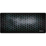 Sharkoon SKILLER SGP30 Tappetino per mouse per gioco da computer Nero, Verde, Gioco mouse pad grigio scuro/Turchese, Nero, Verde, Fantasia, Gomma, Tessile, Barra appoggiaferro antiscivolo, Tappetino per mouse per gioco da computer