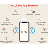 Swiftpoint Smart Tag, Scheda Proximity bianco