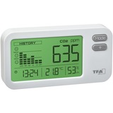 TFA AIRCO2NTROL COACH, CO2 measuring device bianco, Bianco, USB, 105 mm, 33 mm, 56 mm, 93 g