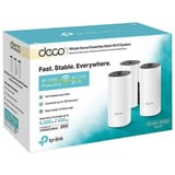 TP-Link Deco M4(3-pack) Dual-band (2.4 GHz/5 GHz) Wi-Fi 5 (802.11ac) Bianco 2 Interno, Router di rete Bianco, Interno, Sistema Mesh, Potenza, status, Dual-band (2.4 GHz/5 GHz), Wi-Fi 5 (802.11ac)