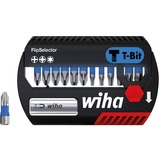 Wiha Set di punte FlipSelector T-Bit 25mm, 13 pezzi, Set di bit Nero/Blu