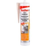 fischer Silicone da costruzione DBSA GR 310ml grigio cemento, Sigillante grigio