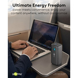 goobay Powerbank per laptop 20.000 mAh con Power Delivery Nero