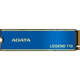 ADATA LEGEND 710 M.2 1000 GB PCI Express 3.0 3D NAND NVMe blu/Oro, 1000 GB, M.2, 2400 MB/s