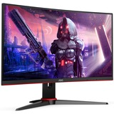 AOC G2 C24G2AE/BK Monitor PC 59,9 cm (23.6") 1920 x 1080 Pixel Full HD LED Nero, Rosso, Monitor di gioco Nero/Rosso, 59,9 cm (23.6"), 1920 x 1080 Pixel, Full HD, LED, 1 ms, Nero, Rosso