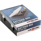 Ansmann 1900-0041, Contenitore batteria Nero/trasparente