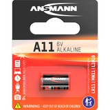 Ansmann A 11 Batteria monouso Alcalino Batteria monouso, Alcalino, 6 V, 1 pz, Arancione, Blister