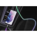 Ansmann Cavo USB-A a USB Tipo-C Nero/trasparente