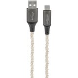 Ansmann Cavo USB-A a USB Tipo-C Nero/trasparente