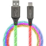 Ansmann Cavo USB-A a USB Tipo-C Nero/trasparente