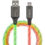 Ansmann Cavo USB-A a USB Tipo-C Nero/trasparente