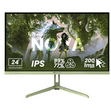 Arozzi AZ-NO-24T1K200, Monitor di gioco verde