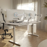Arozzi Alzare Neo Single, Base per monitor bianco