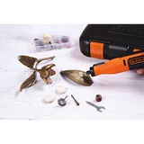 BLACK+DECKER Utensile multifunzione BCRT8IK-XJ, 7,2 volt, Strumento multi funzione arancione /Nero