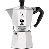 Bialetti Moka Express 9 Tazze argento, Moka, 0,55 L, Alluminio, Nero, Alluminio, 9 tazze, Moka Express