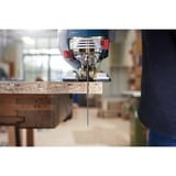 Bosch 2608636432 Lama per seghetto alternativo Bimetallo 3 pz, Lama per sega Lama per seghetto alternativo, Laminato, Parquet, Cloruro di polivinile non plastificato (uPVC), Bimetallo, Grigio, 1,4 mm, 8,3 cm