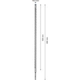 Bosch Expert Punta per martelli SDS plus-7X, Trapano Martello perforatore, Hammer drill bit, 1,6 cm, 600 mm, Cemento, Pietra, 55 cm