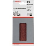 Bosch Foglio abrasivo C430 Expert per legno e vernice, 80x133mm, K60 