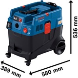 Bosch GAS 400 A Professional, Aspira bagnato / asciutto blu/Nero