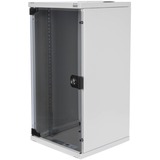 Digitus Alloggiamento a parete da 254 mm (10") - 312 x 300 mm (L x P), IT armadio grigio chiaro, Da parete, 12U, 30 kg, Lucchetti, Grigio