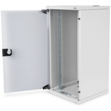 Digitus Alloggiamento a parete da 254 mm (10") - 312 x 300 mm (L x P), IT armadio grigio chiaro, Da parete, 12U, 30 kg, Lucchetti, Grigio