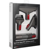 Dyson Handheld Tool Kit med quick release Aspirapolvere portatile Set di ugelli, Spazzola aspirapolvere argento, Aspirapolvere portatile, Set di ugelli, Rosso, Argento, 285 mm, 80 mm, 373 mm
