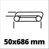 EINHELL Levigatrice a nastro da banco TC-US 350, Smerigliatrici da banco rosso/Nero